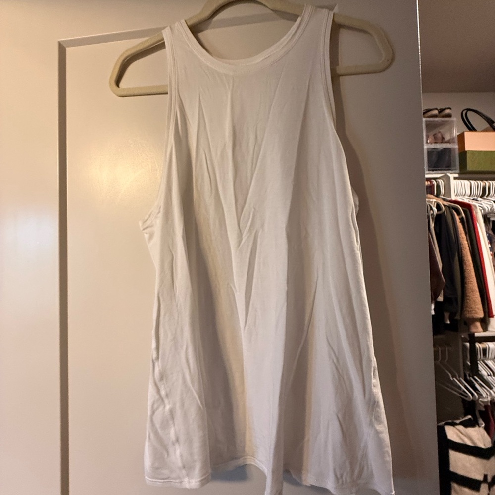 lululemon athletica White Tank Top all tied up tank